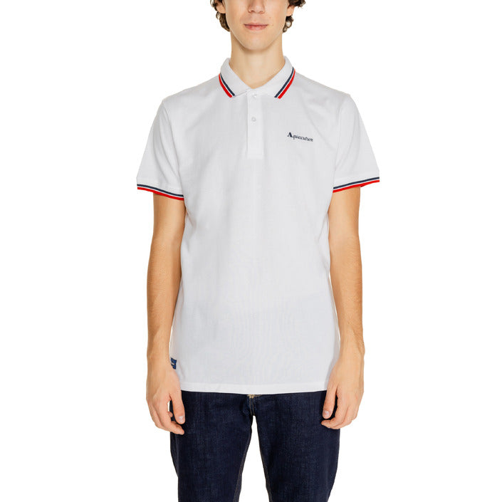 Aquascutum Logo Polo Shirt 100% Cotton