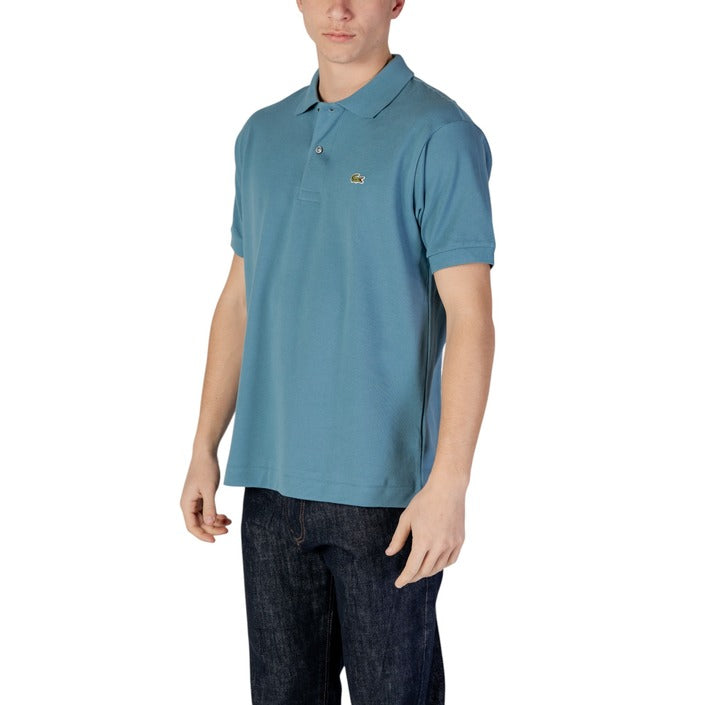 Lacoste Logo Polo Shirt 100% Cotton - Aqua Blue