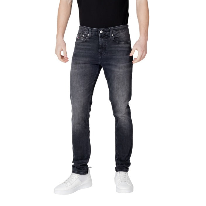 Tommy Hilfiger Jeans Logo Stonewash Black Denim Jeans