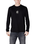 Armani Exchange Logo 100% Cotton Crewneck Long Sleeve Top