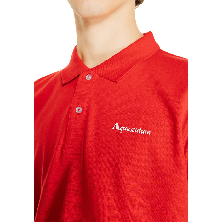 Aquascutum Logo Polo Shirt 100% Cotton