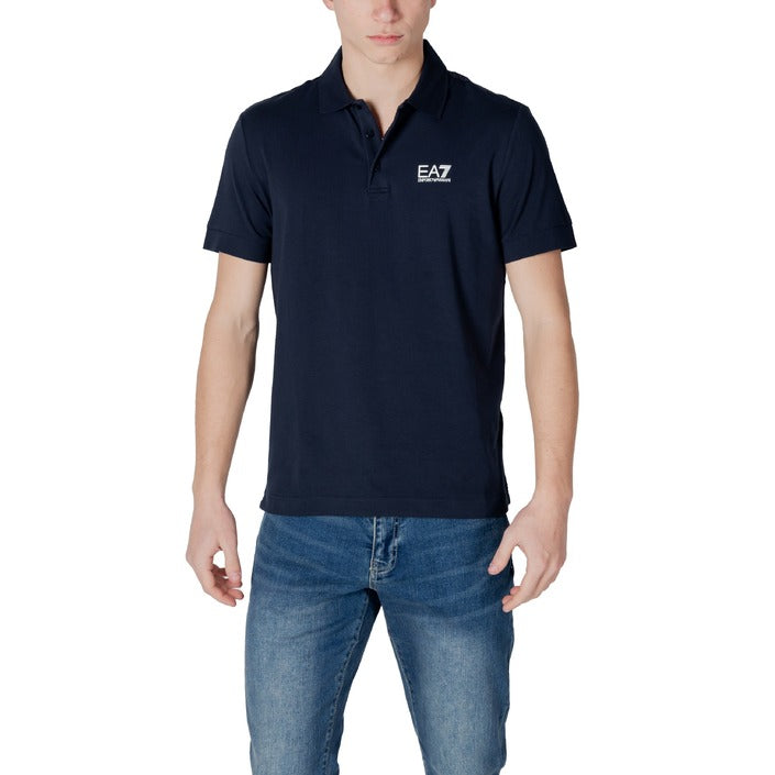 EA7 By Emporio Armani Logo Cotton Polo Shirt