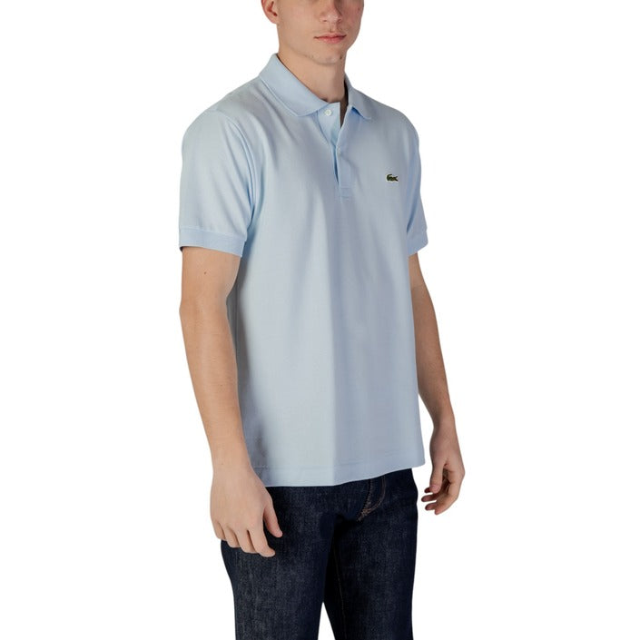 Lacoste Logo Polo Shirt 100% Cotton - Light Blue