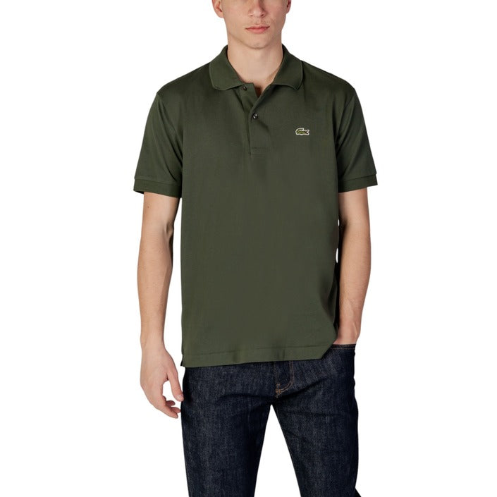 Lacoste Logo Polo Shirt 100% Cotton - Military Khaki Green