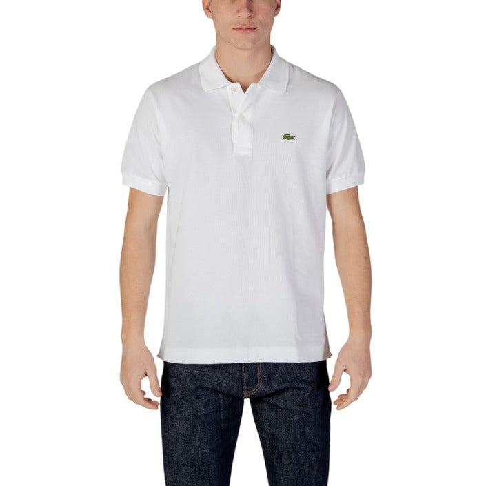 Lacoste Logo Polo Shirt 100% Cotton White