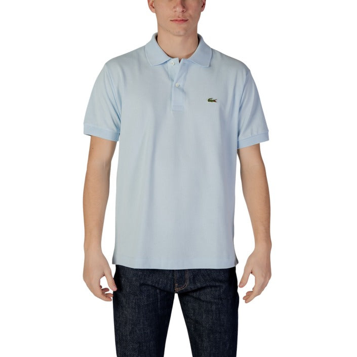 Lacoste Logo Polo Shirt 100% Cotton - Light Blue