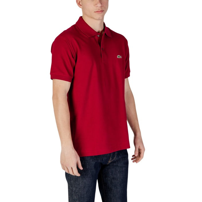 Lacoste Logo Polo Shirt 100% Cotton - Deep Red