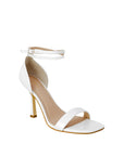 Guess Spool Heel Ankle Buckled Sandals