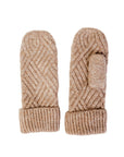 Pieces Wool Blend Minimalist Mitten Gloves