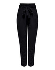 JDY High Rise Minimalist Tied Front Tapered Trousers