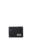 Armani Exchange Logo Saffiano Leather Slim Wallet