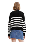 Desigual Stripey Wool-Cotton Sweater
