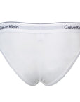 Calvin Klein Underwear Logo White Classic Low Rise Brief